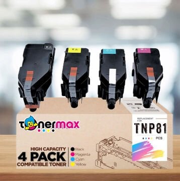 Konica Minolta Bizhup TNP-81 Muadil Toner Takım / C3300i / C4000i