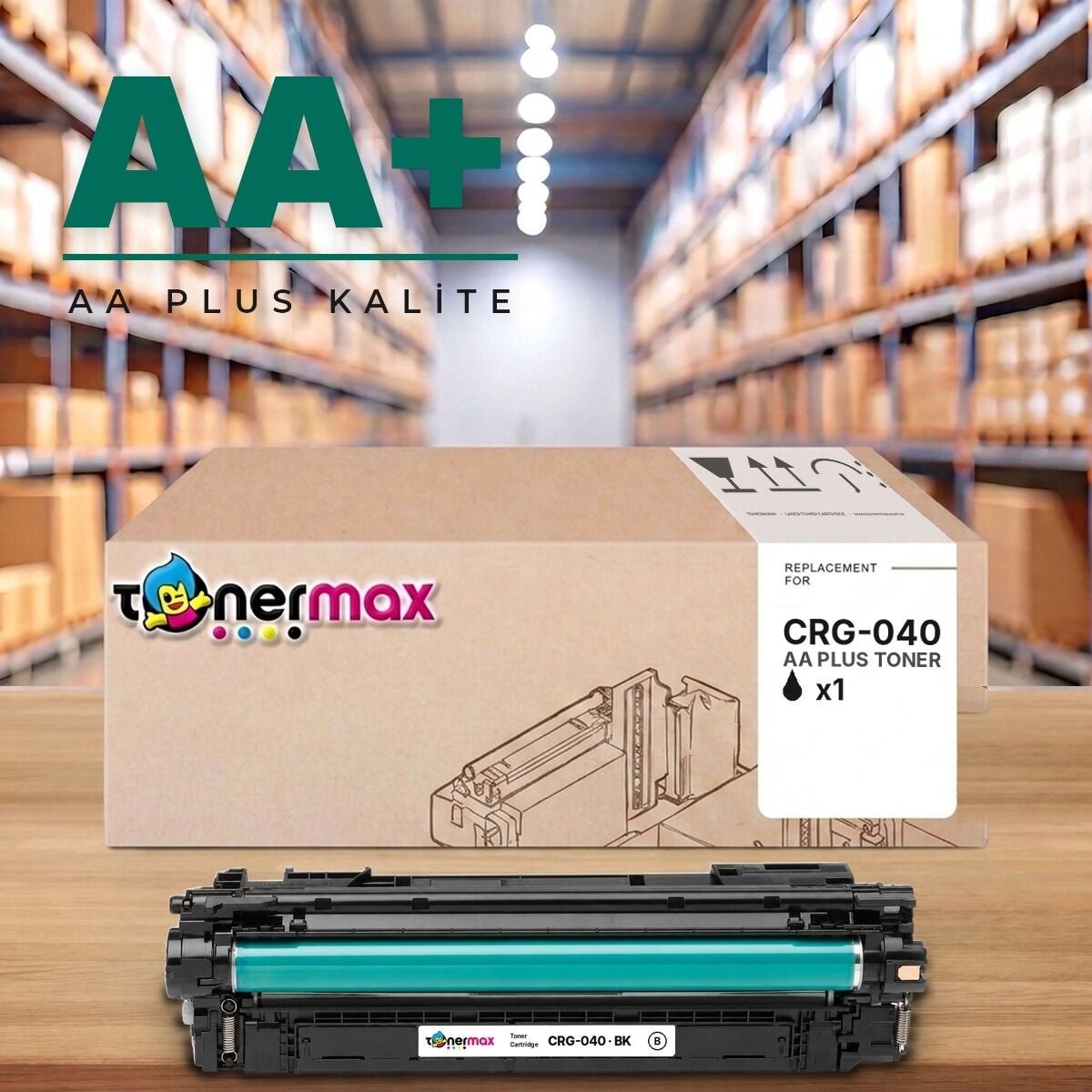 Canon CRG-040 BK Siyah AA Plus muadil toner