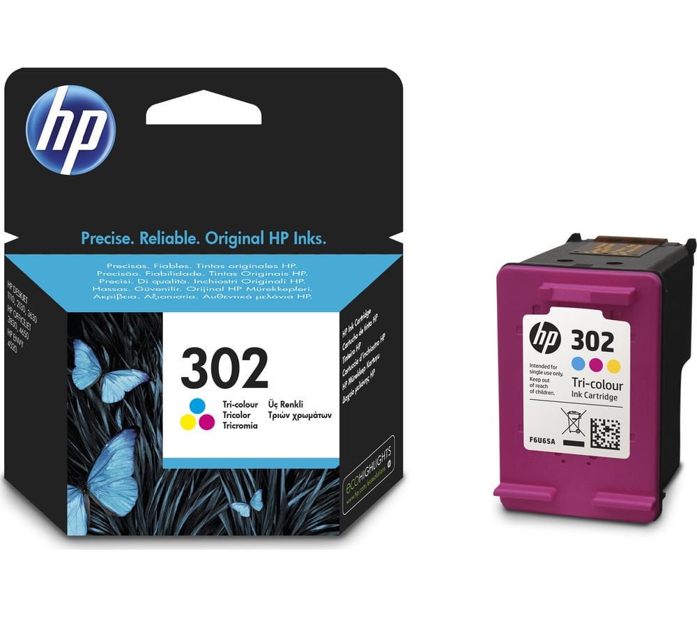 HP 302 F6U65AE CMY Renkli Orjinal Kartuş