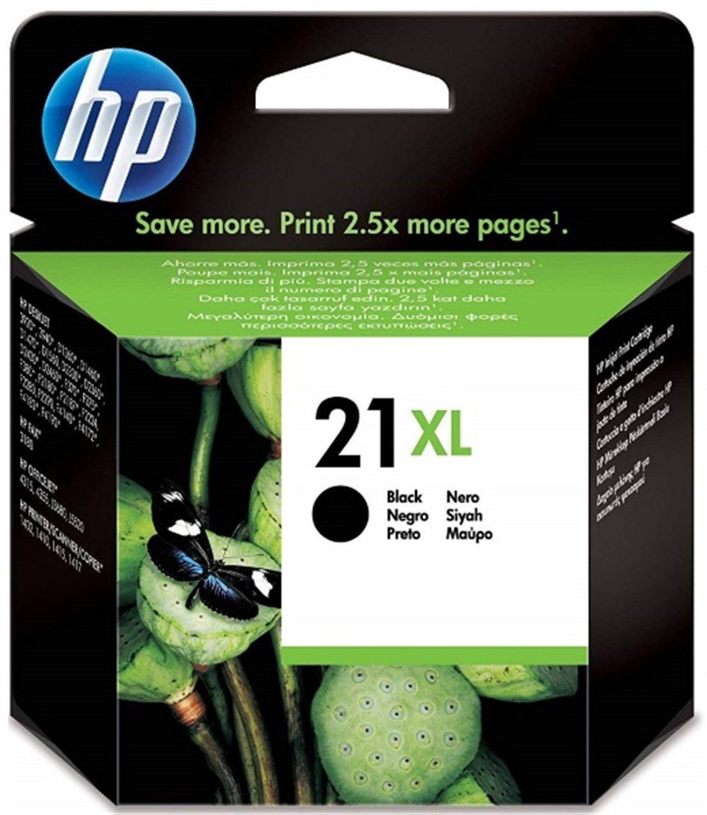 Hp 21XL C9351C Yüksek Kapasite Orjinal Siyah Kartuş