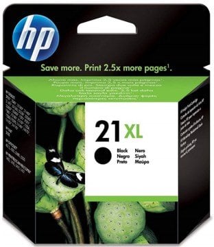 Hp 21XL C9351C Yüksek Kapasite Orjinal Siyah Kartuş