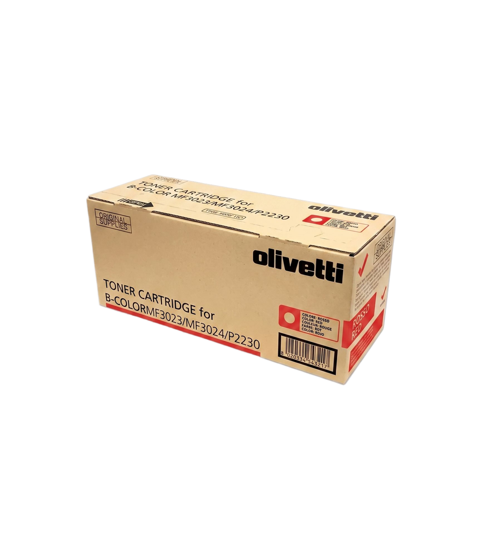 Olivetti D-Color MF3023 Orjinal Toner Kırmızı / MF3024 / P2230