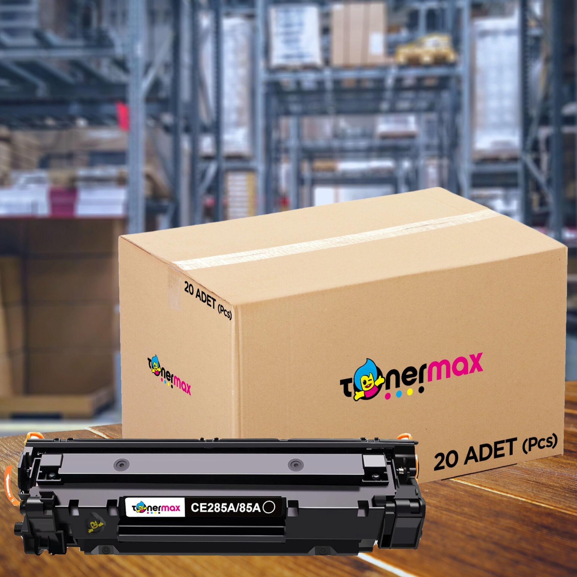 Hp CE285A Muadil Toner 20 Adet 1 Koli
