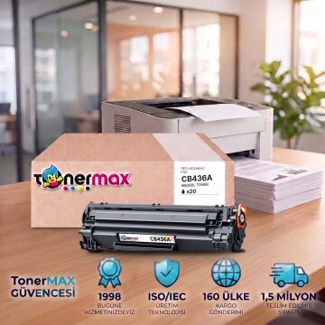 Hp CB436A Muadil Toneri 20 Adet 1 Koli / M1120 / M1522 / P1505