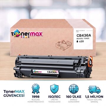 Hp CB436A Muadil Toneri 20 Adet 1 Koli / M1120 / M1522 / P1505