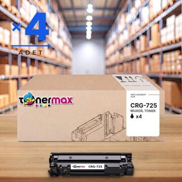 Canon CRG-725 Muadil Toner 4'lü Paket /MF-3010 / LBP-6000 / LBP-6020/ LBP-6030