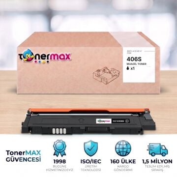 Samsung CLT-K406S Siyah Muadil Toneri / CLP360 / CLP365 / CLX3300 / CLX3305 / C410 / C460