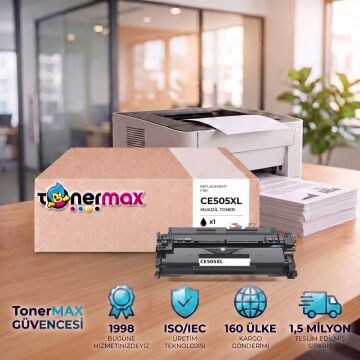 HP CE505XL Muadil Toner 20'li Paket (1 Koli) / P2030 / P2035 / P2050 / P2055