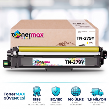 Brother TN-279 Muadil Toner Sarı- Çipli / DCP-L3520CDW / L3560CDW / HL-L3220CW / L3240CDW / L3280CDW / MFC-L3720CDW / L3760CDW / L3755CDW / L3780CDW / L8390CDW