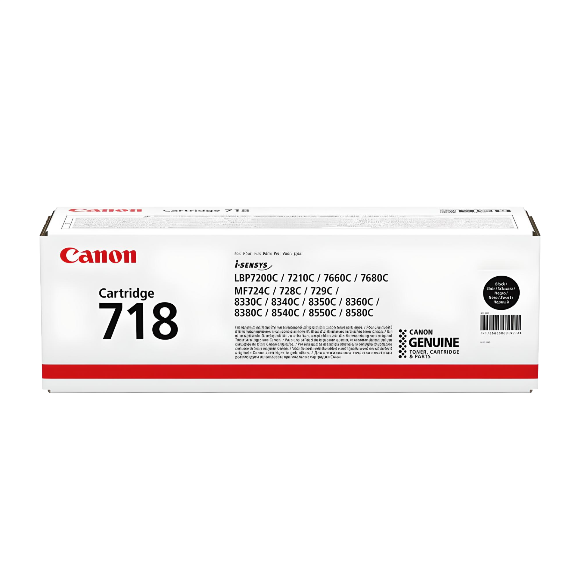 Canon CRG-718 Orijinal Toneri Toneri Siyah