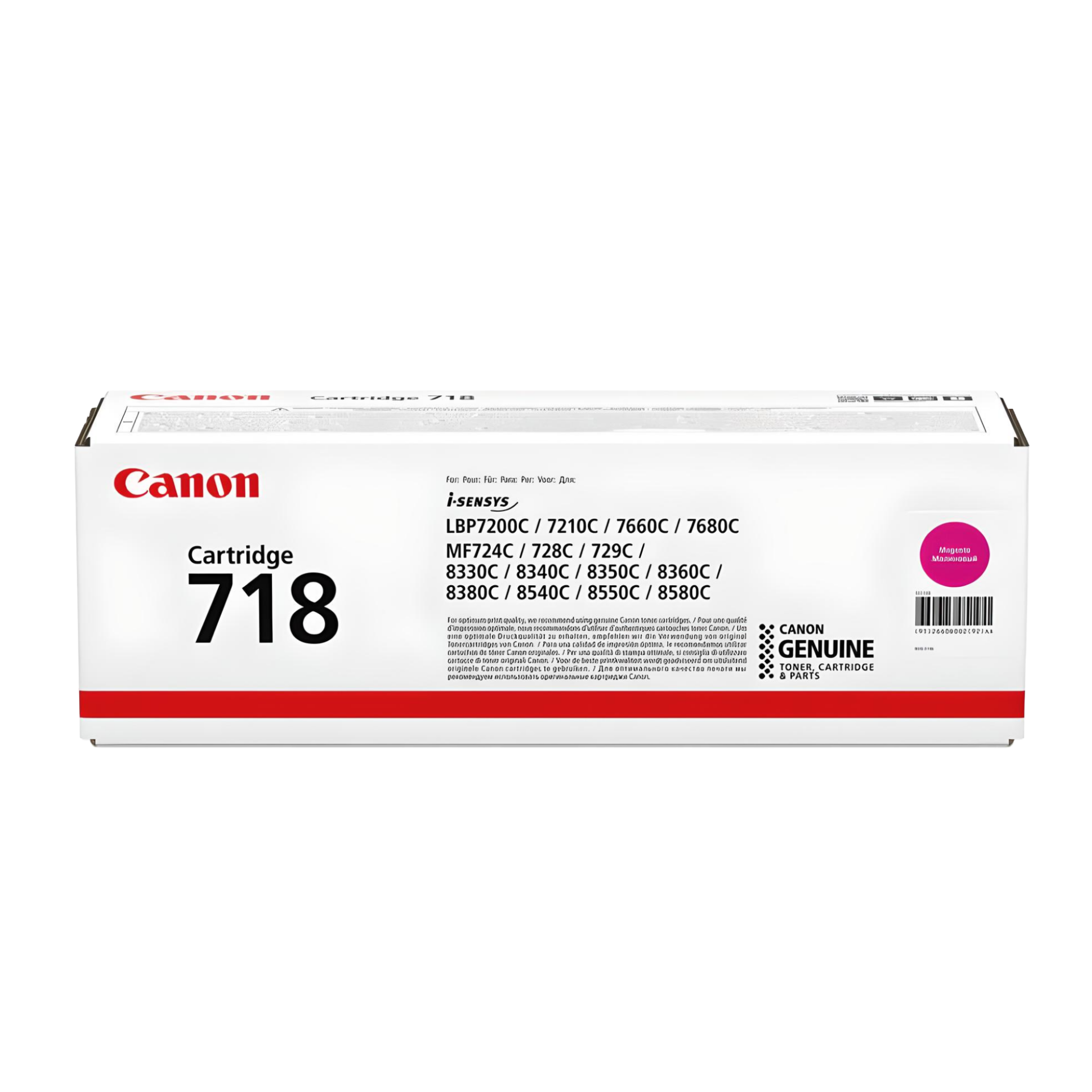 Canon CRG-718 Orijinal Toneri Toneri Kırmızı