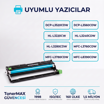 Brother DR-279 Muadil Drum Ünitesi Mavi / DCP-L3520CDW / L3560CDW / HL-L3220CW / L3240CDW / L3280CDW / MFC-L3720CDW / L3760CDW / L3755CDW / L3780CDW / L8390CDW