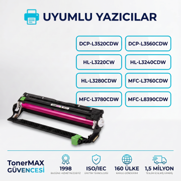 Brother DR-279 Muadil Drum Ünitesi Kırmızı / DCP-L3520CDW / L3560CDW / HL-L3220CW / L3240CDW / L3280CDW / MFC-L3720CDW / L3760CDW / L3755CDW / L3780CDW / L8390CDW