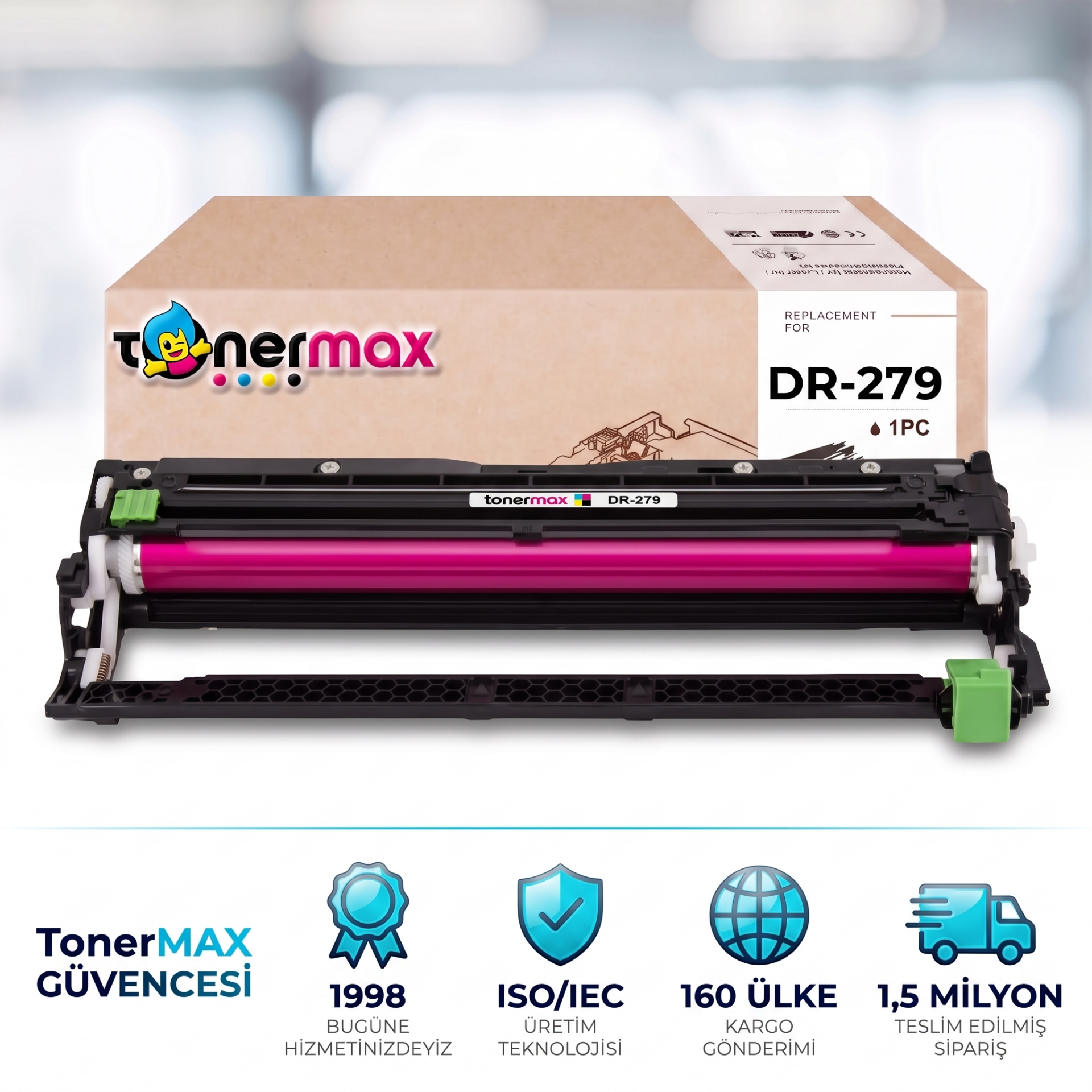 TonerMAX® Brother DR-279 Kırmızı Muadil Drum Ünitesi