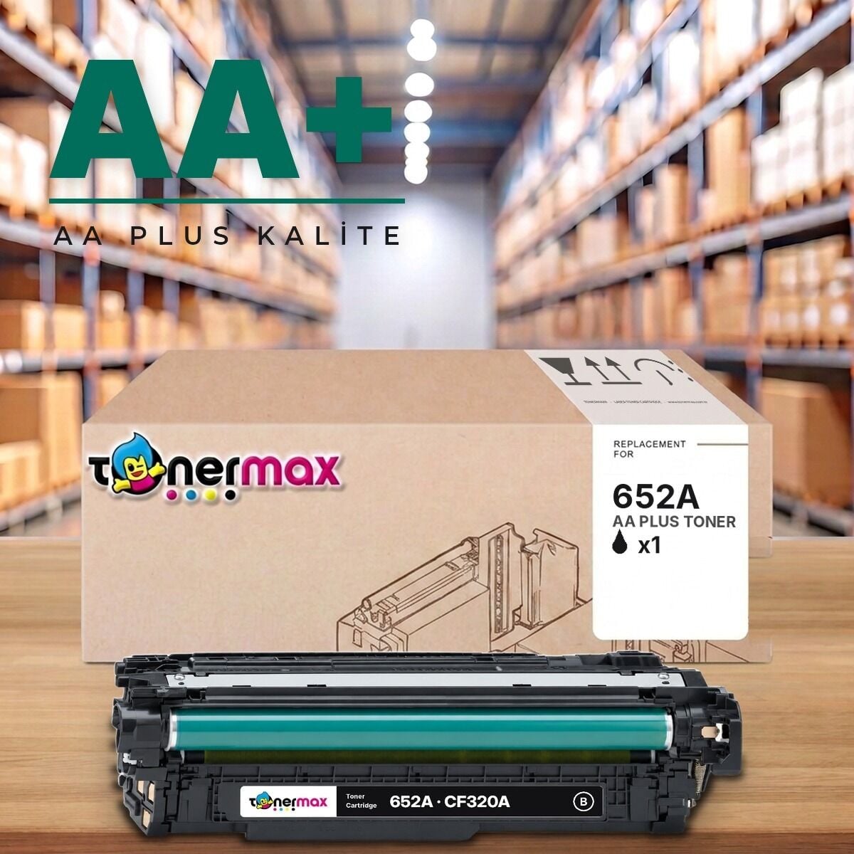 TonerMAX® 652A Siyah Muadil Toner — AA Plus