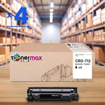 Canon CRG-712 Muadil Toneri 4'lü Paket / LBP-3018 LBP-3100 / LBP-3050 / LBP-3150