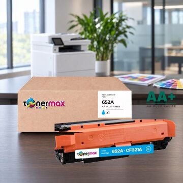 Hp 652A CF321A Mavi Muadil Toner AA Plus / Color LaserJet Enterprise M651 / Flow MFP M680