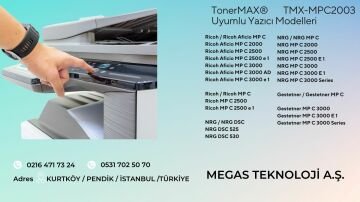 Ricoh MPC2003 Toner Tozu ve Çip Seti / MPC2503