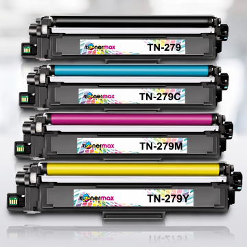 Brother TN-279XL Muadil Toner 2'li Set + Siyah Hediye (9 Toner) - Yüksek Kapasite- Çipli / DCP-L3520CDW / L3560CDW / HL-L3220CW / L3240CDW / L3280CDW / MFC-L3720CDW / L3760CDW / L3755CDW / L3780CDW / L8390CDW