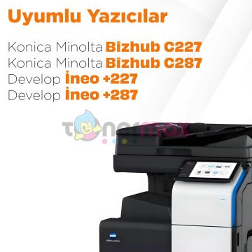 Konica Minolta DR-214 Muadil Drum Ünitesi Mavi / Bizhub C227 / C287