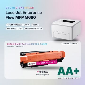 Hp 652A CF323A Kırmızı Muadil Toner AA Plus / Color LaserJet Enterprise M651 / Flow MFP M680