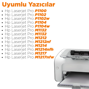 Hp CE285A Toner Tozu  250GR. / P1102 / M1212 / M1132 ( Muadil Tonerler İçin )