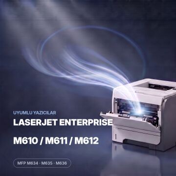 HP W1470A Çipli Muadil Toner 10'lu Paket / M610 / M611 / M612 / M634 / M635 / M636