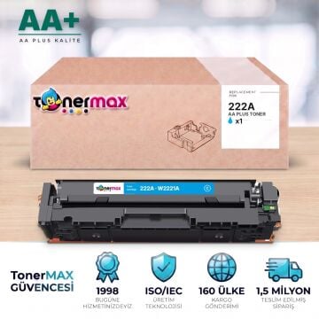 Hp 222A W2221A Mavi Muadil Toner AA Plus / Color LaserJet Pro 3201 / 3204 / 3288 / 3303 / 3388