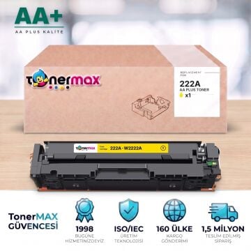 Hp 222A W2222A Sarı Muadil Toner AA Plus / Color LaserJet Pro 3201 / 3204 / 3288 / 3303 / 3388