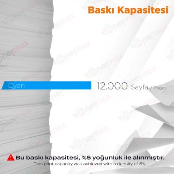 Kyocera TK-8365 Muadil Toner Mavi / TASKalfa 2554ci