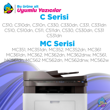 Oki 44469716 C310 Muadil Toner Mavi/ C330 / C510 / C511 / C530 / C531 / MC351 / MC352 / MC361 / MC362 / MC561 / MC562