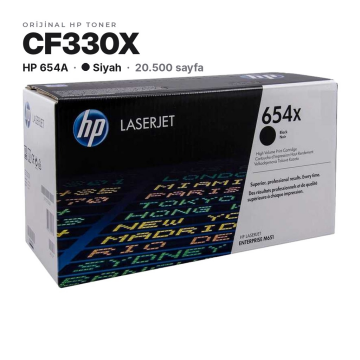 Hp 654A CF330X / Color LaserJet Enterprise M651 Siyah Orjinal Toner