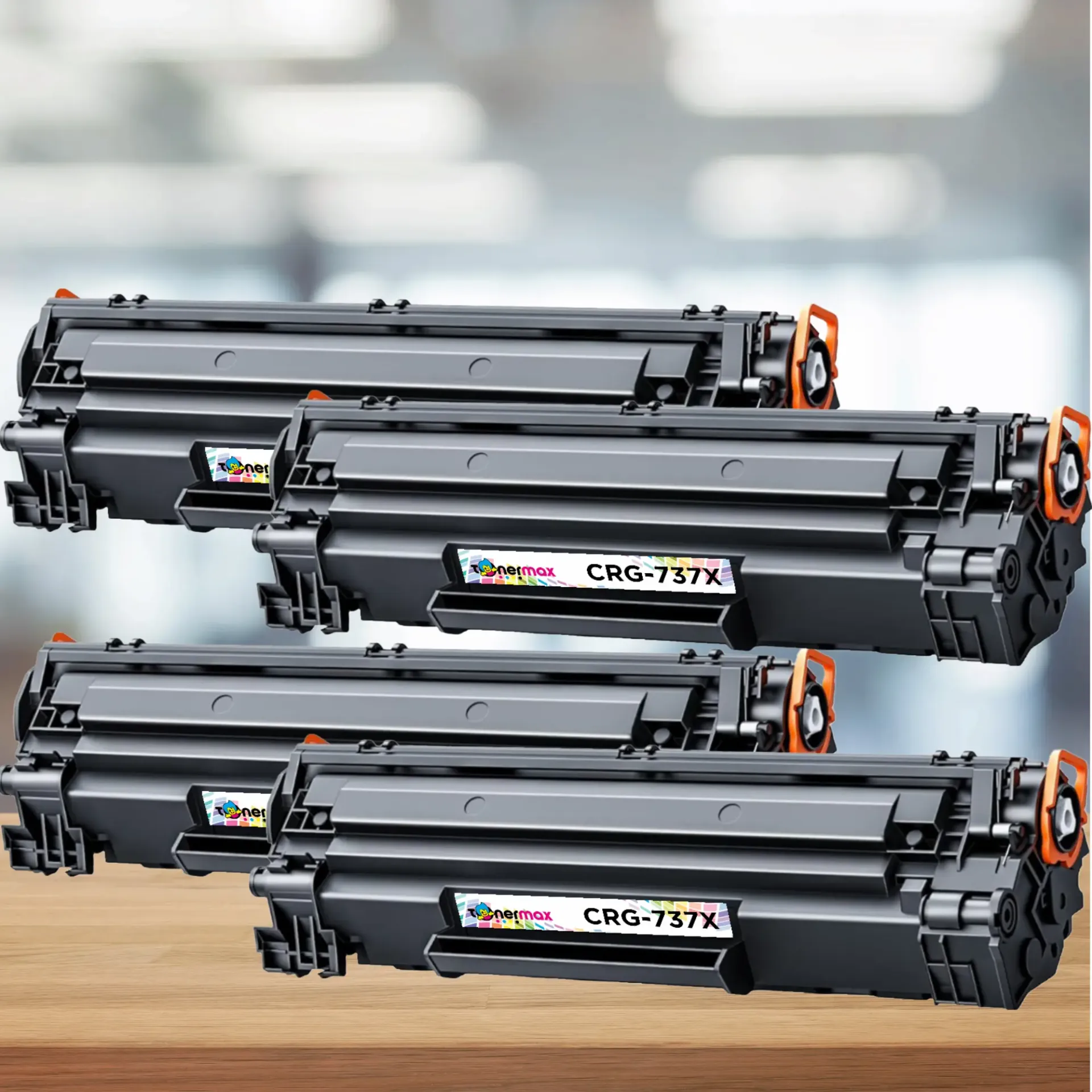 Canon CRG-737X Muadil Toner 4'li / MF211 / MF212 / MF216 / MF217 / MF226 / MF229 / MF237