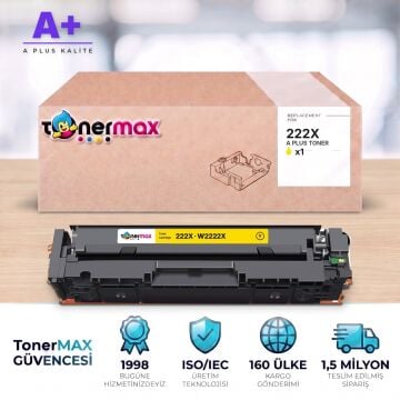 Hp 222X W2222X Sarı Muadil Toner A Plus / Color LaserJet Pro 3201 / 3204 / 3288 / 3303 / 3388