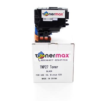 Konica Minolta Uyumlu Tonermax A0X5153 / TNP-27 / Bizhub C25 Siyah Muadil Toner