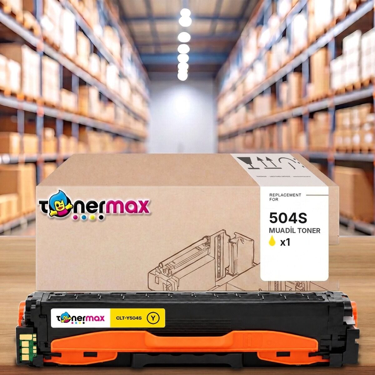 Samsung CLT-Y504S Sarı muadil toner