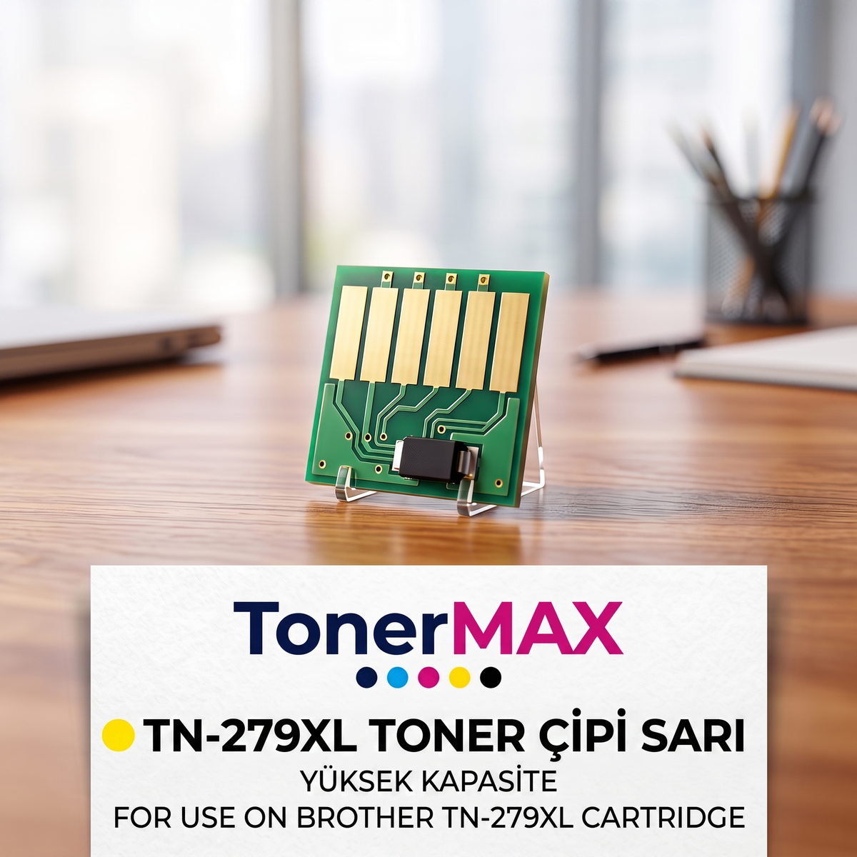 TonerMAX® TN-279XL Sarı Toner Çipi