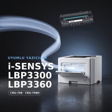 Canon CRG-708H Muadil Toner 2'li Paket / LBP3300 / LBP3360