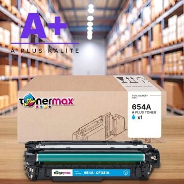 Hp 654A CF331A Mavi Muadil Toner A Plus / Color LaserJet Enterprise M651