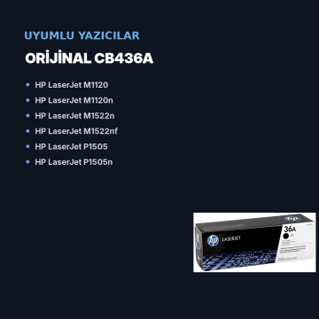 Hp CB436A Orjinal Toneri/ M1120 / M1522 / P1505