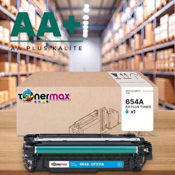 Hp 654A CF331A Mavi Muadil Toner AA Plus / Color LaserJet Enterprise M651