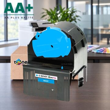 Canon C-EXV21 Mavi Muadil Toner AA Plus / IR-C2380i / C2880 / C2880i / C3080i / C3380 / C3380i / C3580i / C3880 / C3880i