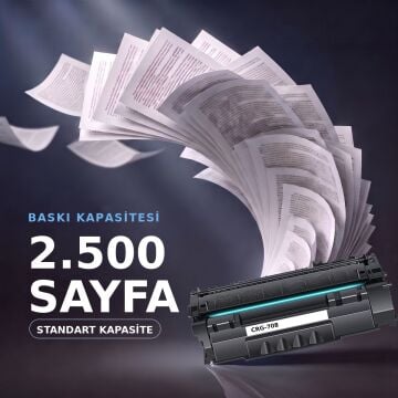 Canon CRG-708 Muadil Toner / AA Plus / LBP-3300 / LBP-3330 / LBP-3360 - Ekonomik