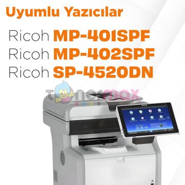 Ricoh MP-401 Muadil Toner / 841887 /MP401 / MP402 / SP4520