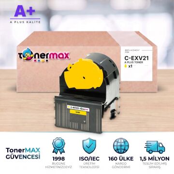 Canon C-EXV21 Sarı Muadil Toner A Plus / IR-C2380i / C2880 / C2880i / C3080i / C3380 / C3380i / C3580i / C3880 / C3880i