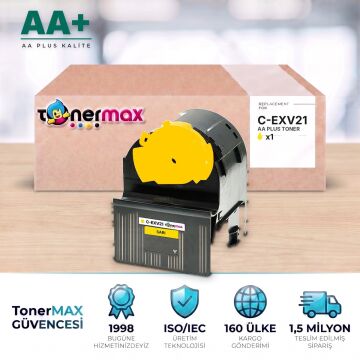 Canon C-EXV21 Sarı Muadil Toner AA Plus / IR-C2380i / C2880 / C2880i / C3080i / C3380 / C3380i / C3580i / C3880 / C3880i