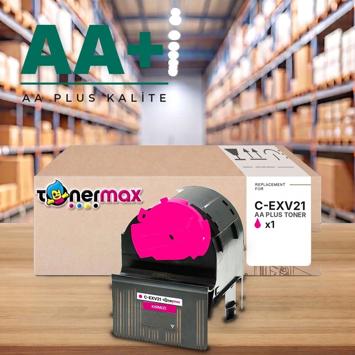 Canon C-EXV21 M Kırmızı AA Plus muadil toner