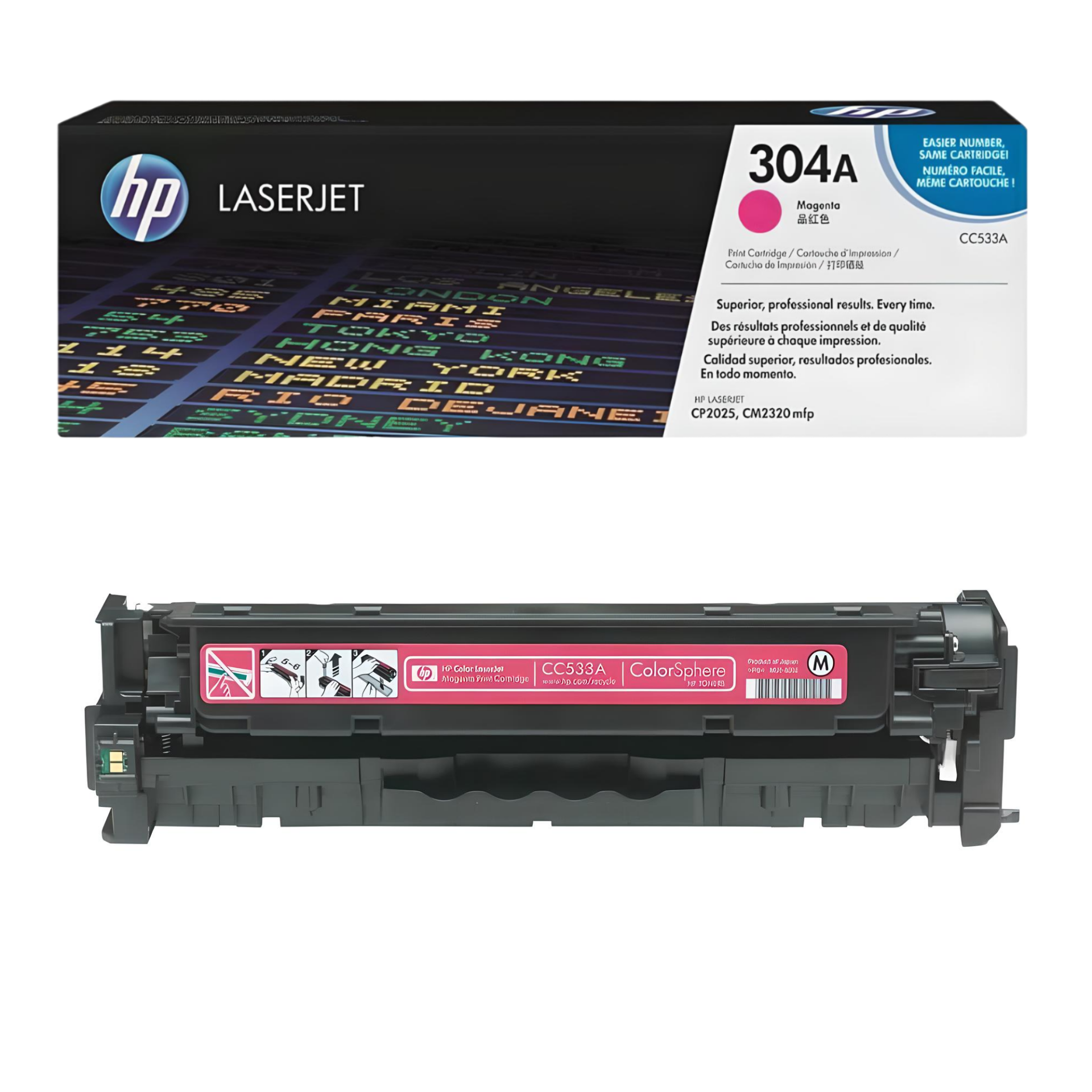 HP 304A / CC533A / CM2320 / CP2025 Kırmızı Orjinal Toner