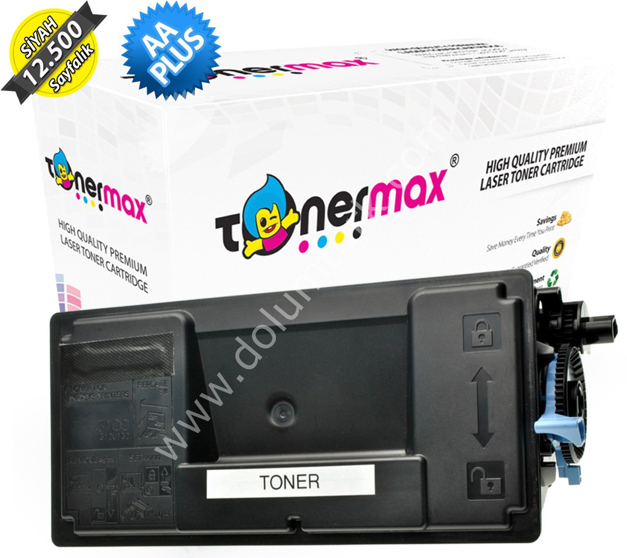 Kyocera Mita TK-3100 Muadil Toner -  AA PLUS/ Ecosys M3040 / M3540 / FS-2100 