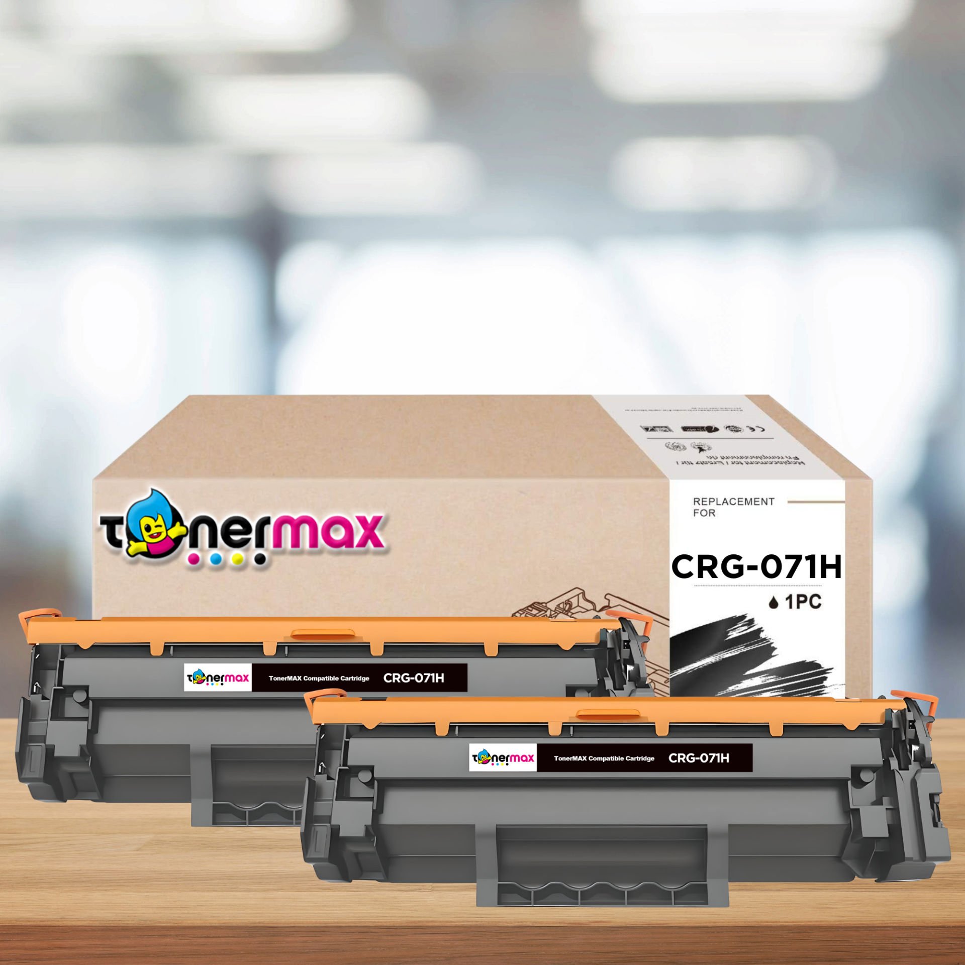 Canon CRG-071H Muadil Toner - Çipsiz 2'li Paket / Canon I-Sensys LBP121dn / LBP122dw / MF271dn / MF272dw / MF273dw / MF274dw / MF275dw